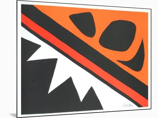 La Grenouille et la Scie-Alexander Calder-Mounted Art Print