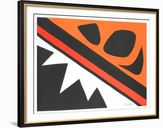 La Grenouille et la Scie-Alexander Calder-Framed Art Print