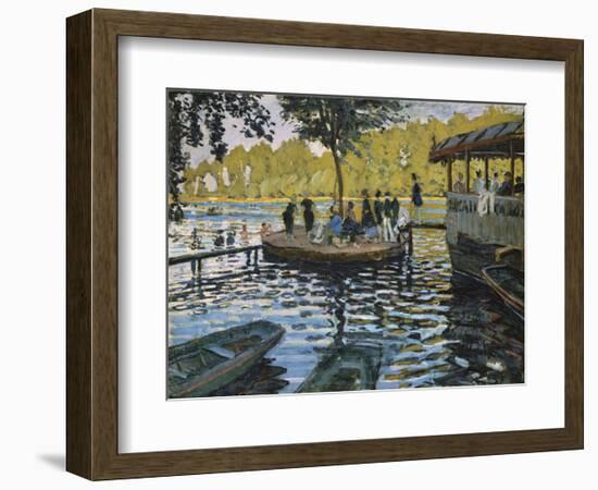 La Grenouillere, 1869-Claude Monet-Framed Art Print