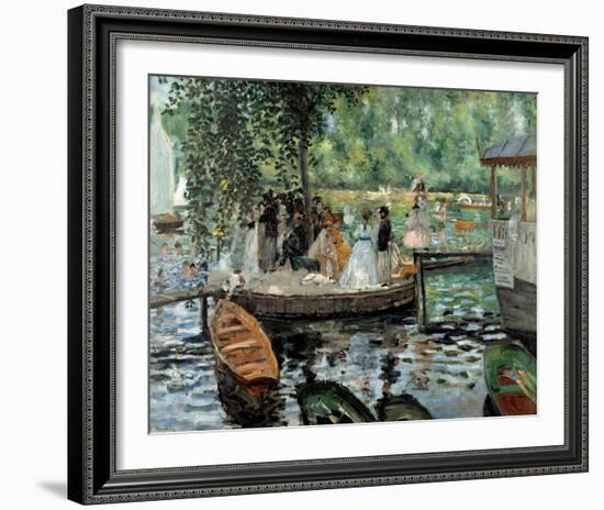 La Grenouillere, 1869-Pierre-Auguste Renoir-Framed Art Print