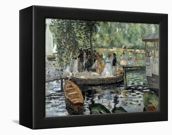 La Grenouillère, 1869-Pierre-Auguste Renoir-Framed Premier Image Canvas