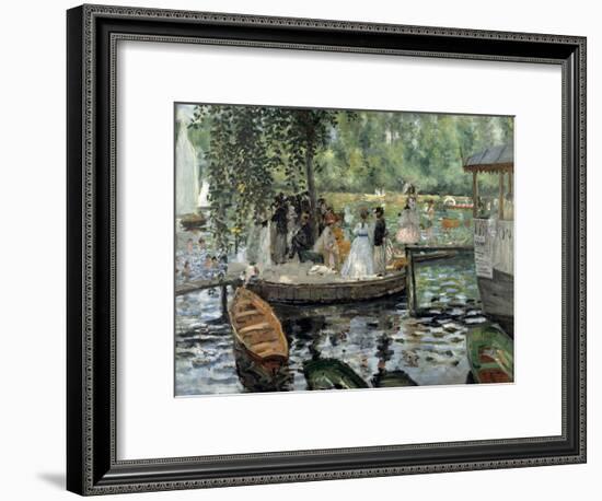 La Grenouillère, 1869-Pierre-Auguste Renoir-Framed Giclee Print