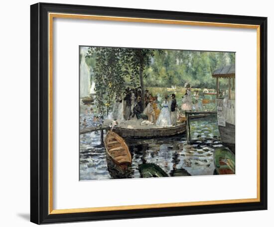 La Grenouillère, 1869-Pierre-Auguste Renoir-Framed Giclee Print