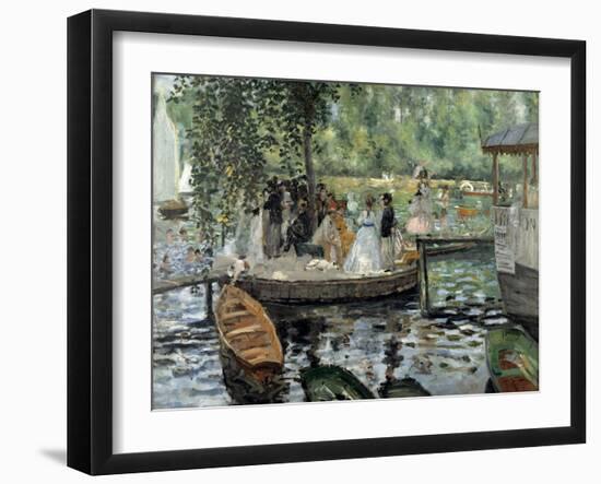 La Grenouillère, 1869-Pierre-Auguste Renoir-Framed Giclee Print