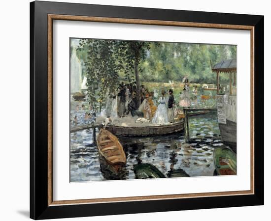 La Grenouillère, 1869-Pierre-Auguste Renoir-Framed Giclee Print