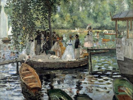 La Grenouillère, 1869' Giclee Print - Pierre-Auguste Renoir | Art.com