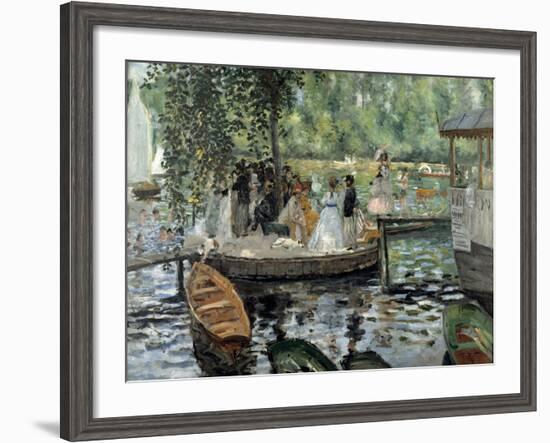 La Grenouillère, 1869-Pierre-Auguste Renoir-Framed Giclee Print