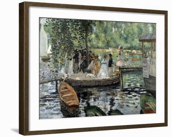 La Grenouillère, 1869-Pierre-Auguste Renoir-Framed Giclee Print