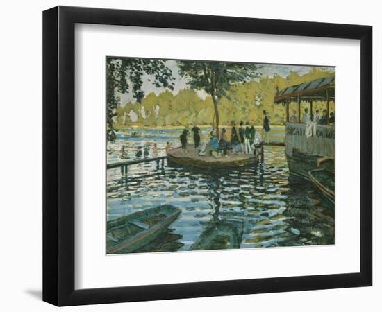 La Grenouillere, 1869-Claude Monet-Framed Giclee Print