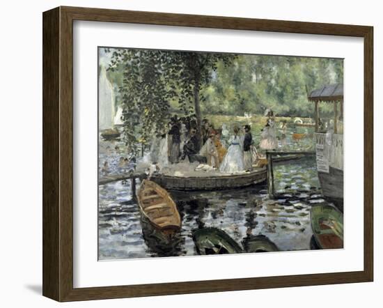 La Grenouillere, 1869-Pierre-Auguste Renoir-Framed Giclee Print