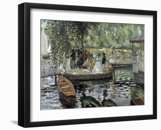 La Grenouillere, 1869-Pierre-Auguste Renoir-Framed Giclee Print