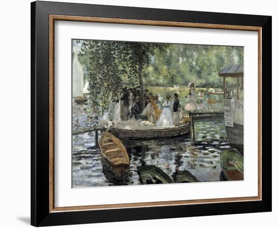 La Grenouillere, 1869-Pierre-Auguste Renoir-Framed Giclee Print