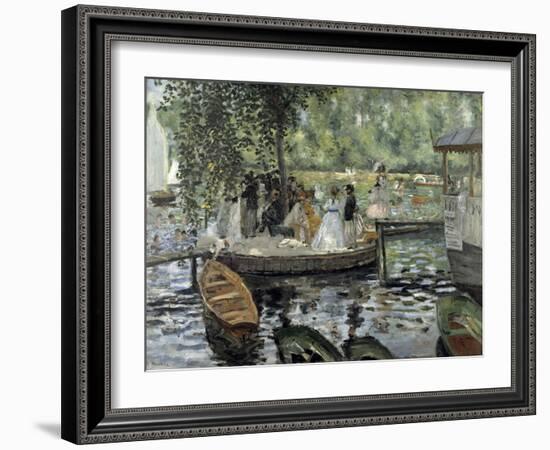 La Grenouillere, 1869-Pierre-Auguste Renoir-Framed Giclee Print