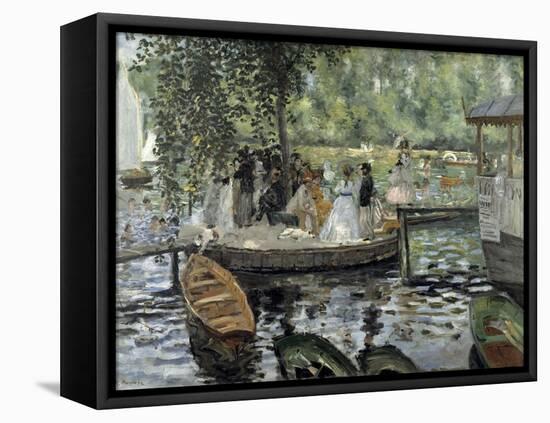 La Grenouillere, 1869-Pierre-Auguste Renoir-Framed Premier Image Canvas