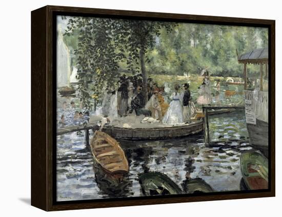 La Grenouillere, 1869-Pierre-Auguste Renoir-Framed Premier Image Canvas