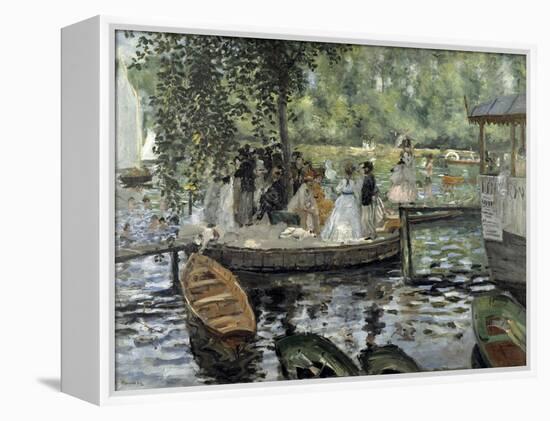 La Grenouillere, 1869-Pierre-Auguste Renoir-Framed Premier Image Canvas