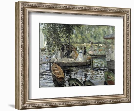 La Grenouillere, 1869-Pierre-Auguste Renoir-Framed Giclee Print