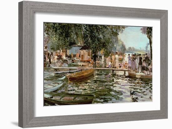 La Grenouillere, 1869-Pierre-Auguste Renoir-Framed Giclee Print