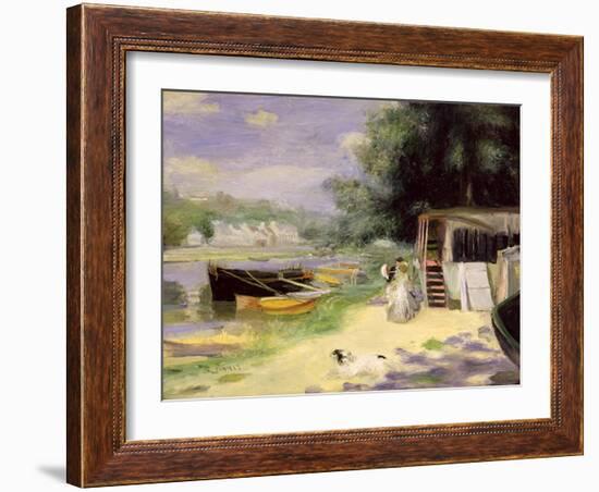 La Grenouillere, 1871/72-Pierre-Auguste Renoir-Framed Giclee Print