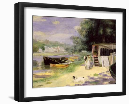 La Grenouillere, 1871/72-Pierre-Auguste Renoir-Framed Giclee Print