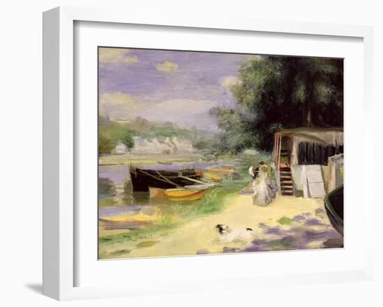 La Grenouillere, 1871/72-Pierre-Auguste Renoir-Framed Giclee Print