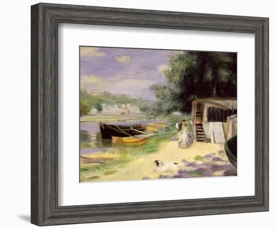 La Grenouillere, 1871/72-Pierre-Auguste Renoir-Framed Giclee Print