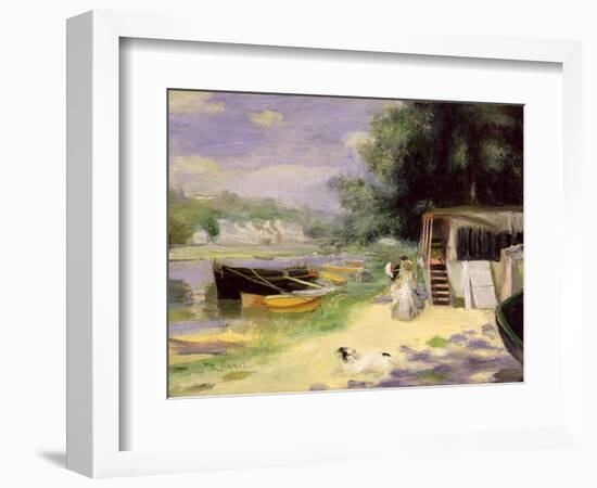 La Grenouillere, 1871/72-Pierre-Auguste Renoir-Framed Giclee Print