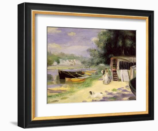 La Grenouillere, 1871/72-Pierre-Auguste Renoir-Framed Giclee Print