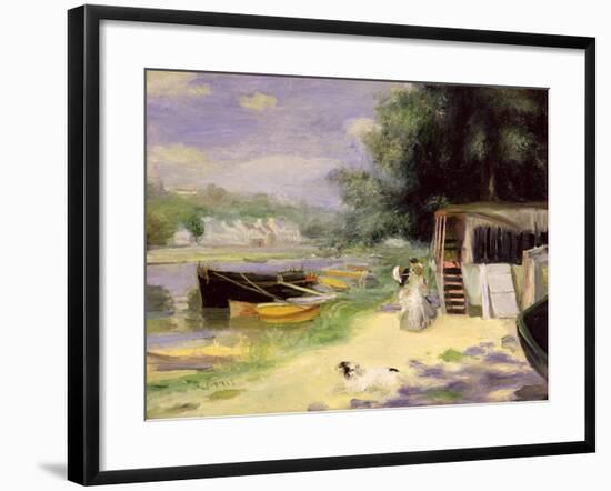 La Grenouillere, 1871/72-Pierre-Auguste Renoir-Framed Giclee Print