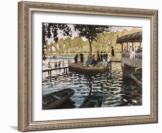 La Grenouillere-Claude Monet-Framed Giclee Print