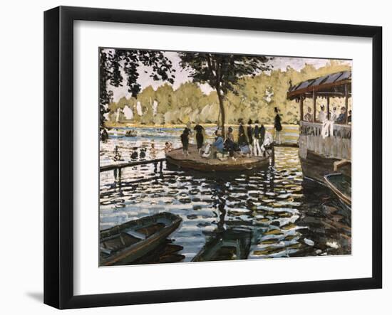 La Grenouillere-Claude Monet-Framed Giclee Print