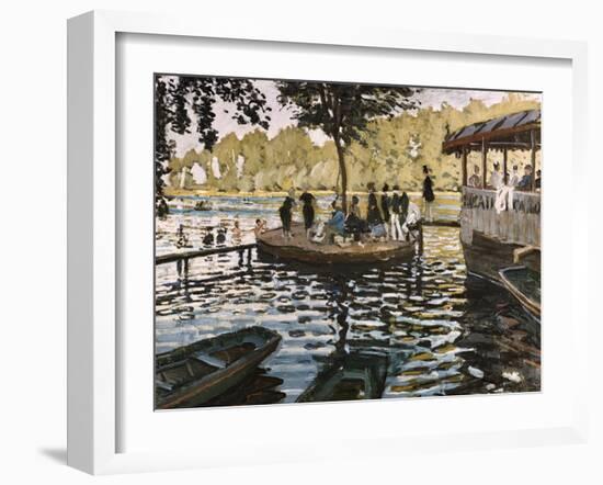 La Grenouillere-Claude Monet-Framed Giclee Print