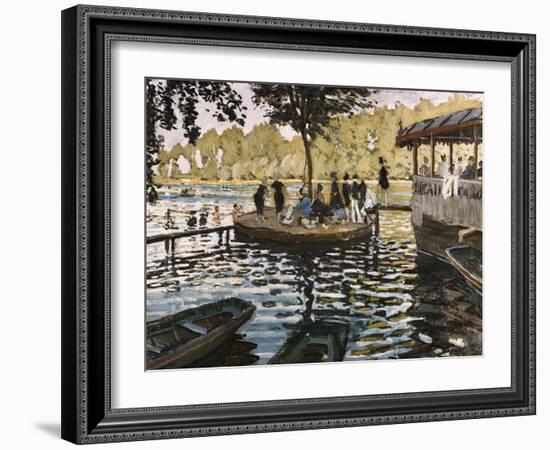 La Grenouillere-Claude Monet-Framed Giclee Print
