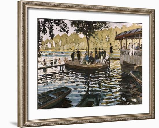 La Grenouillere-Claude Monet-Framed Giclee Print