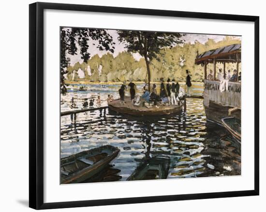 La Grenouillere-Claude Monet-Framed Giclee Print