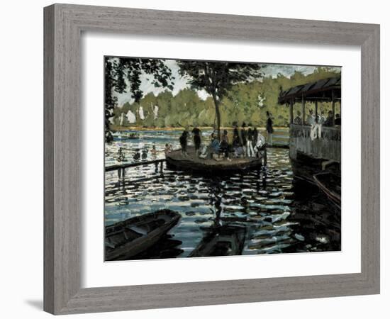 La Grenouillère-Claude Monet-Framed Art Print