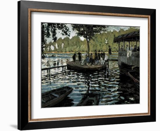 La Grenouillère-Claude Monet-Framed Art Print