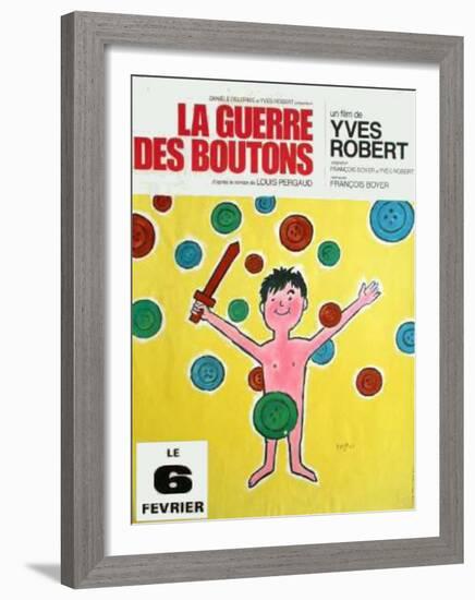 La guerre des boutons-Raymond Savignac-Framed Premium Edition