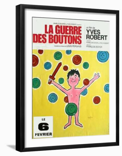 La guerre des boutons-Raymond Savignac-Framed Premium Edition