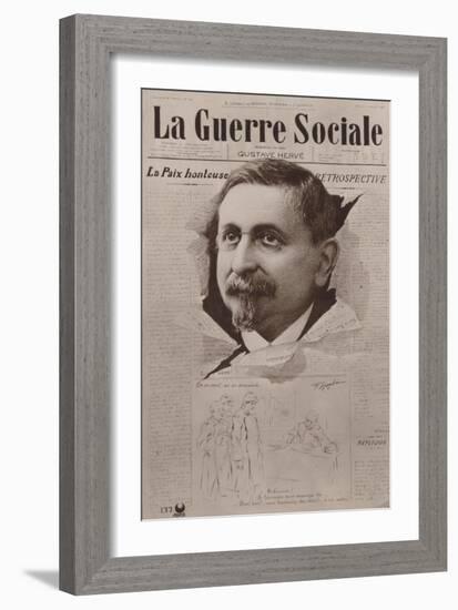 La Guerre Sociale, French Socialist Newspaper-null-Framed Giclee Print
