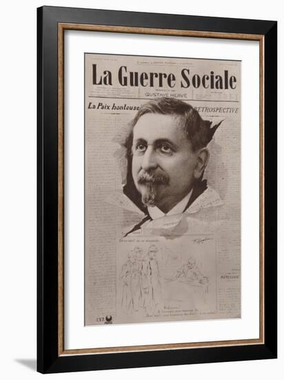 La Guerre Sociale, French Socialist Newspaper-null-Framed Giclee Print