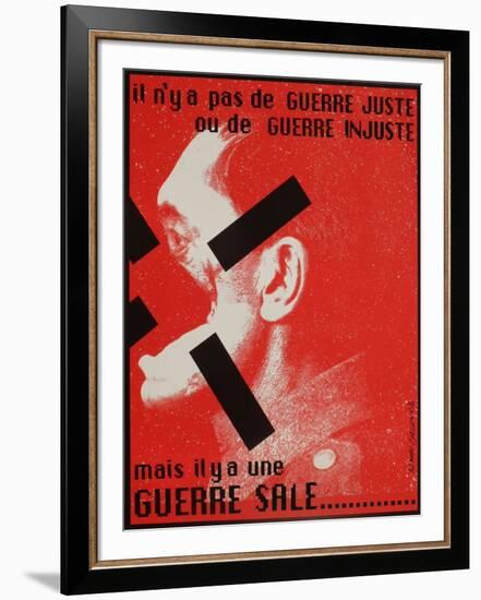 La Guerre-Roman Cieslewicz-Framed Premium Edition