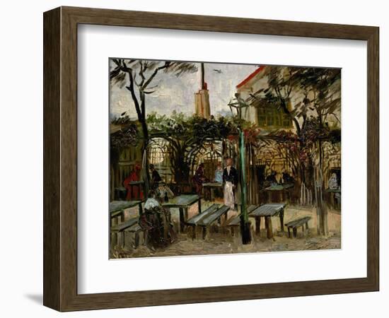 La Guinguette in Montmartre, c.1886-Vincent van Gogh-Framed Giclee Print