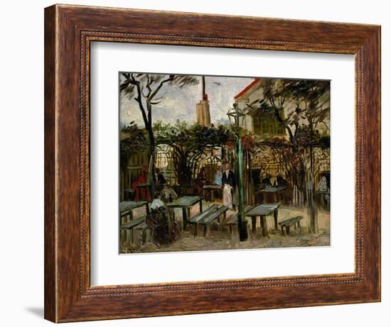La Guinguette in Montmartre, c.1886-Vincent van Gogh-Framed Giclee Print