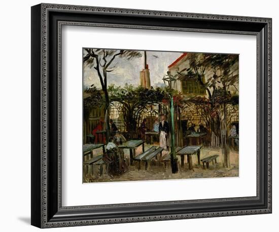 La Guinguette in Montmartre, c.1886-Vincent van Gogh-Framed Giclee Print