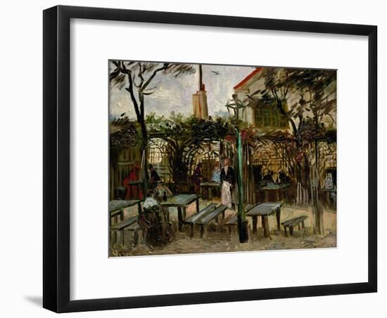 La Guinguette in Montmartre, c.1886-Vincent van Gogh-Framed Giclee Print