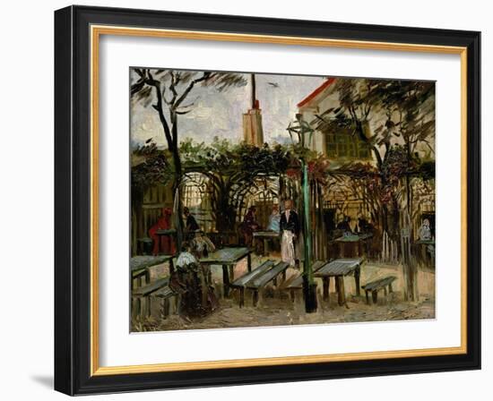 La Guinguette in Montmartre, c.1886-Vincent van Gogh-Framed Giclee Print