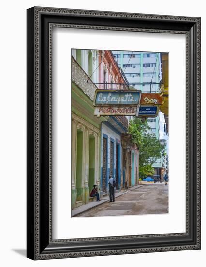 La Habana Vieja, Havana, Cuba, West Indies, Caribbean, Central America-Alan Copson-Framed Photographic Print