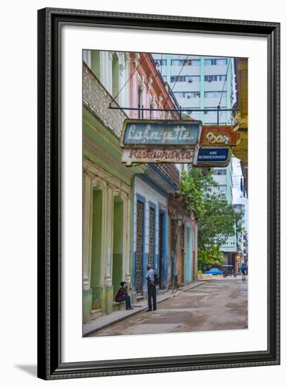 La Habana Vieja, Havana, Cuba, West Indies, Caribbean, Central America-Alan Copson-Framed Photographic Print