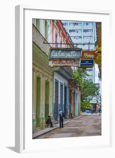 La Habana Vieja, Havana, Cuba, West Indies, Caribbean, Central America-Alan Copson-Framed Photographic Print